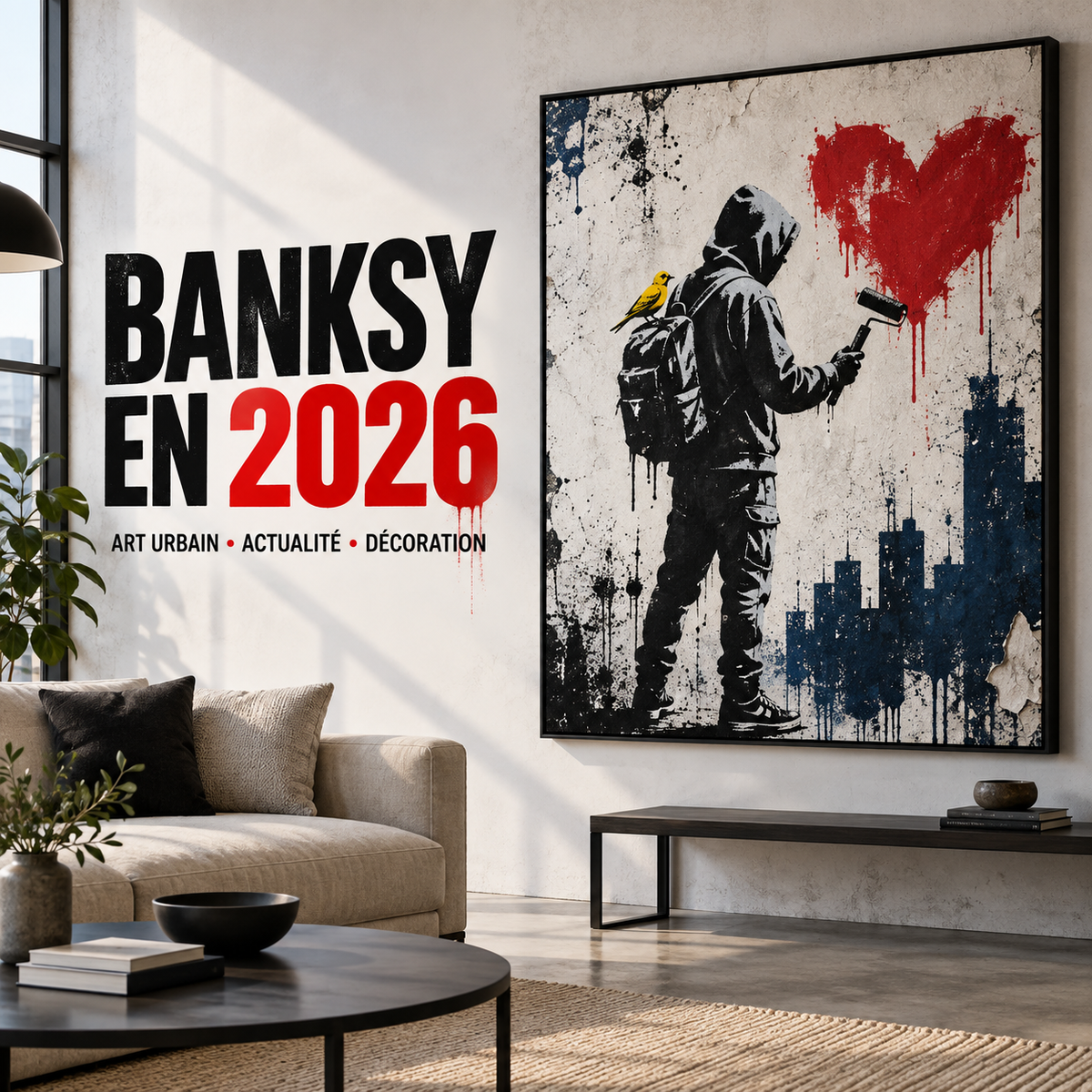 Banksy en 2026 : œuvres récentes, identité et influence sur l’art urbain
