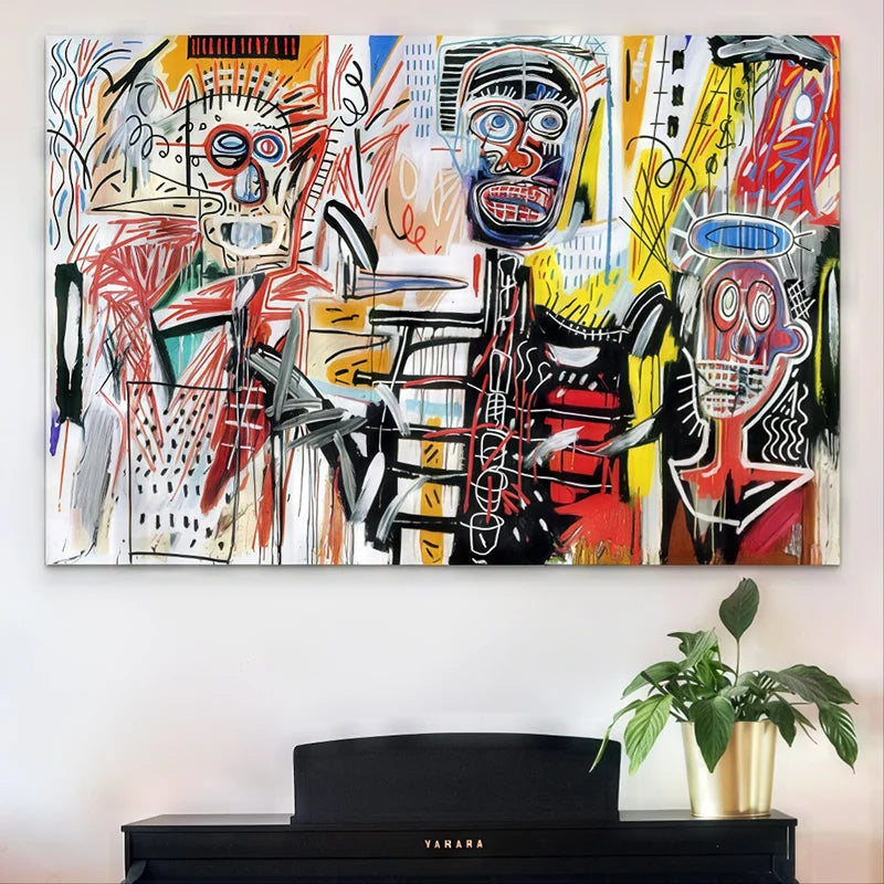 Couronnes, anatomies, mots : déchiffrer un tableau “à la Basquiat”