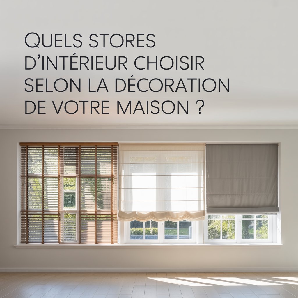 Quels stores d'intérieur choisir selon la décoration de votre maison ?