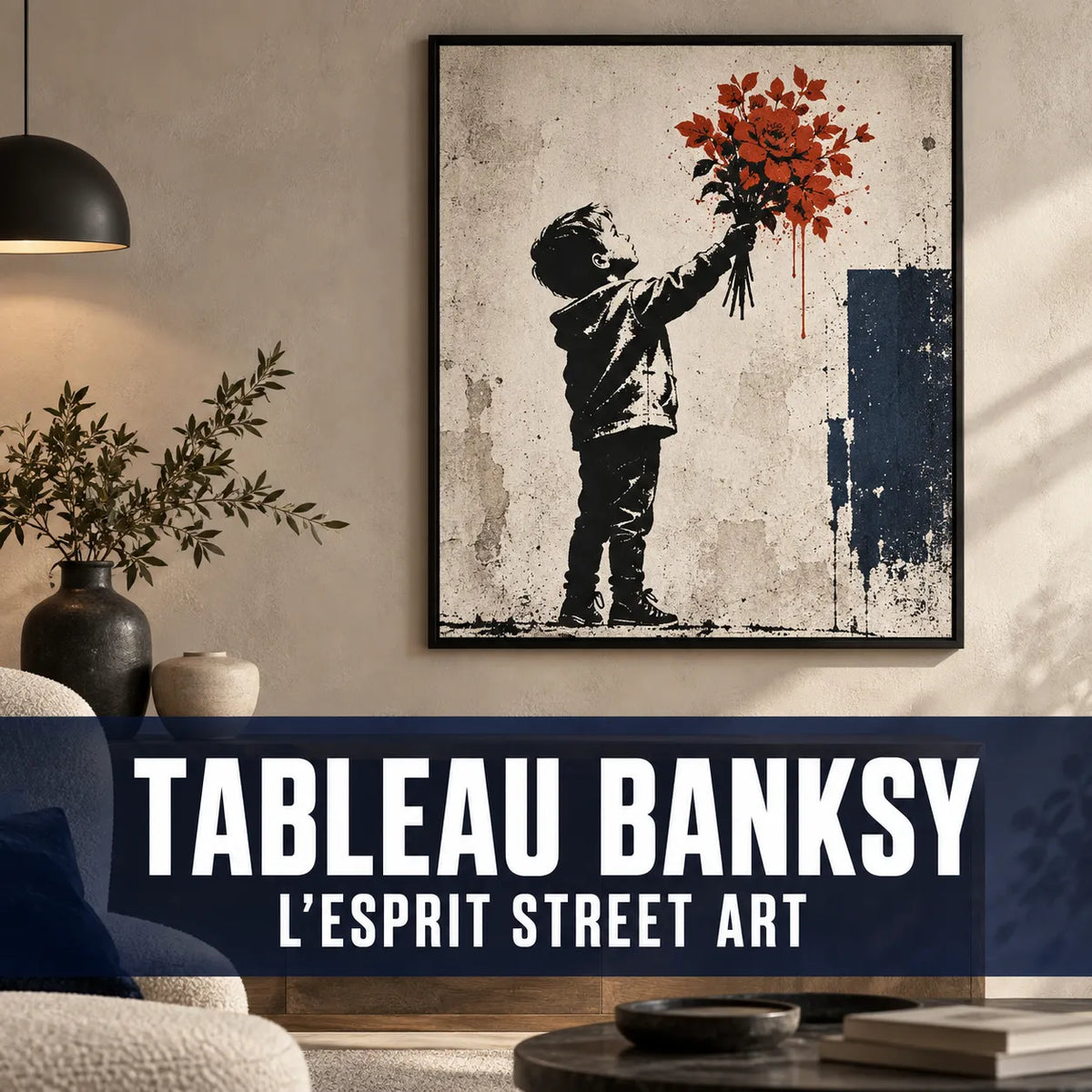Tableau Banksy : idées déco et inspiration street art
