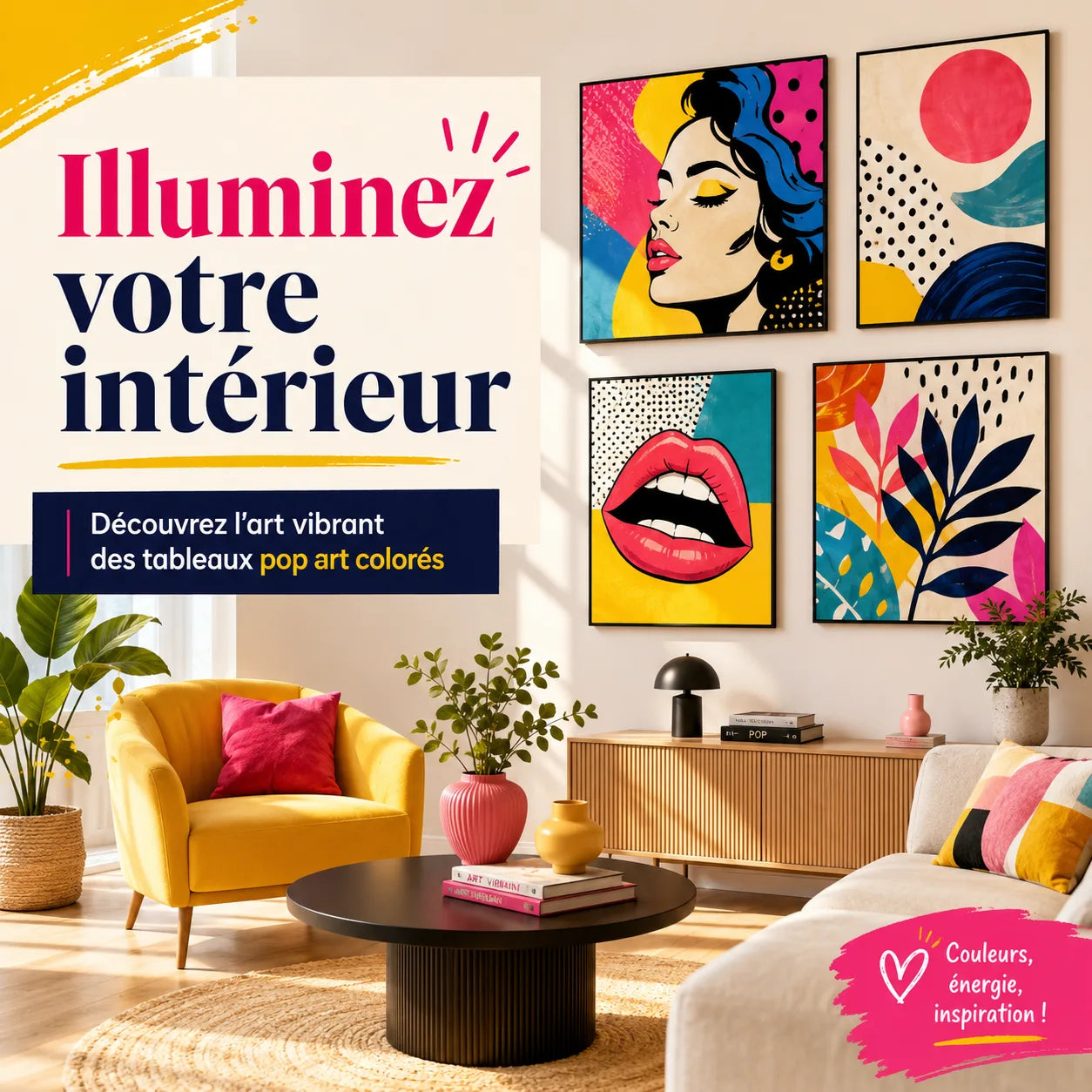 Tableaux Pop Art : Illuminez Votre Intérieur Avec Style