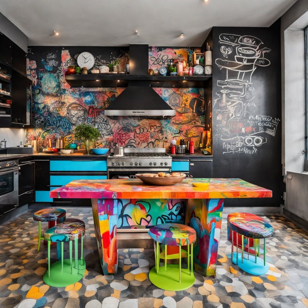 Accessoires de maison inspirés par l'art des villes