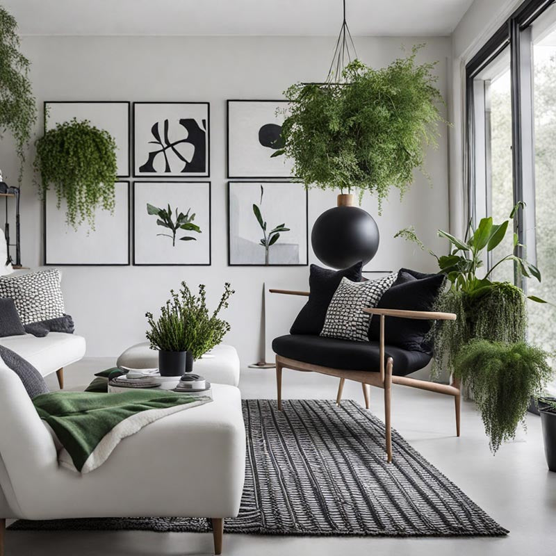 Jouer avec les contrastes dans une déco moderne