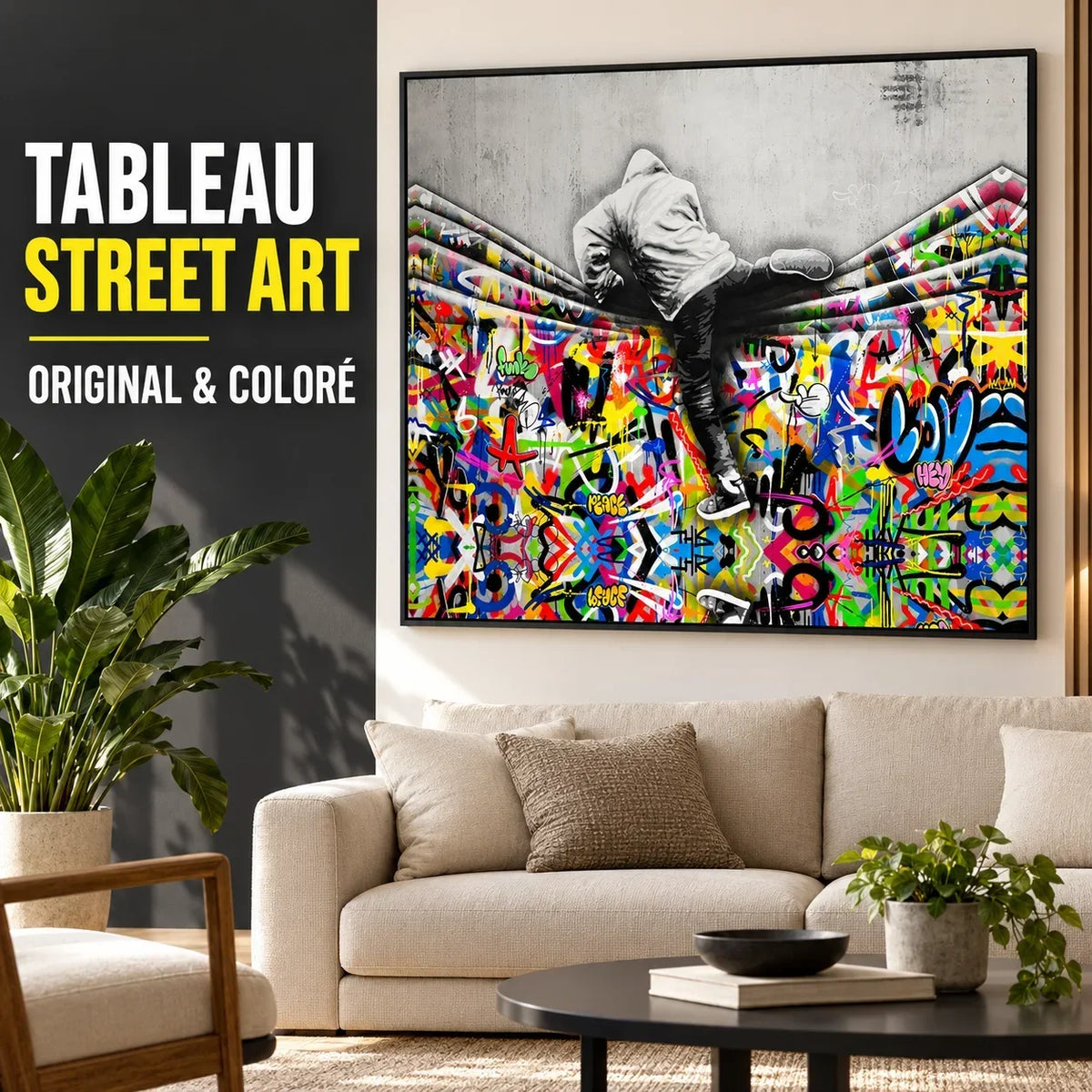 Tableau Street Art Original et coloré