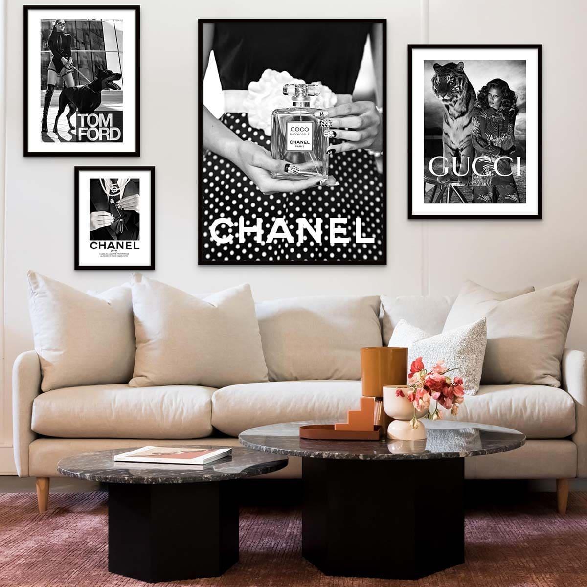 Tableau Luxe Chanel Paris - Affiche mode