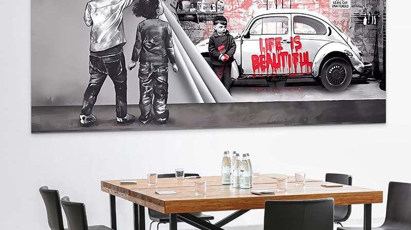 Décoration avec du street art contemporain