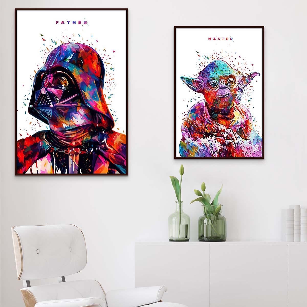 Tableau star Wars : une collection et du plaisir - Montableaudeco