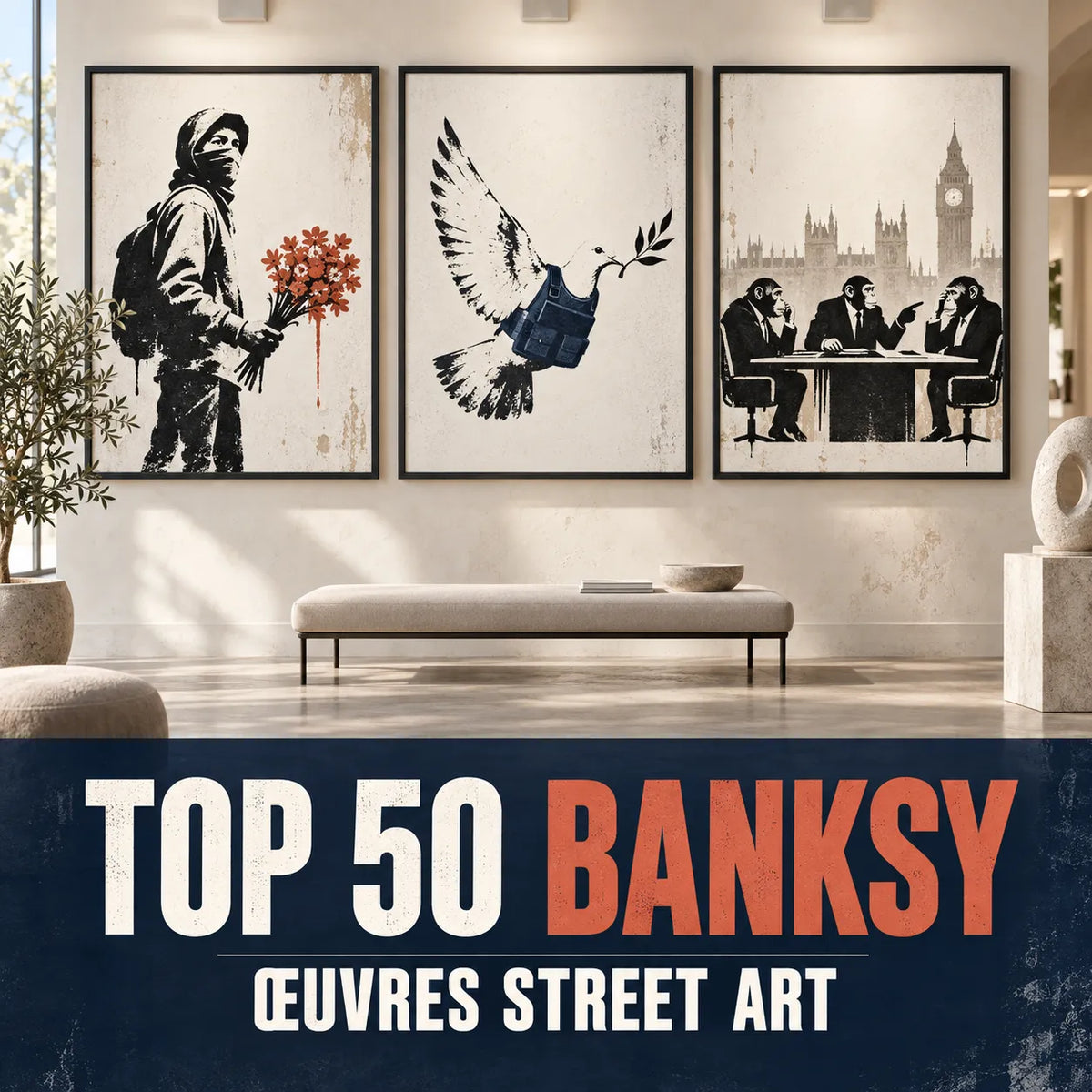 Top 50 des œuvres de Banksy