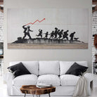 Tableau Banksy Capitalism - Montableaudeco