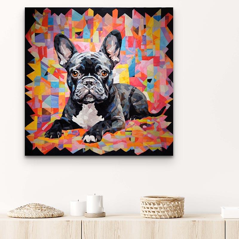 French bulldog canvas painting sale