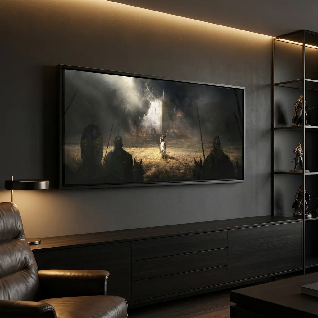 Affiche Seigneur Des Anneaux Minas Tirith pour chambre geek