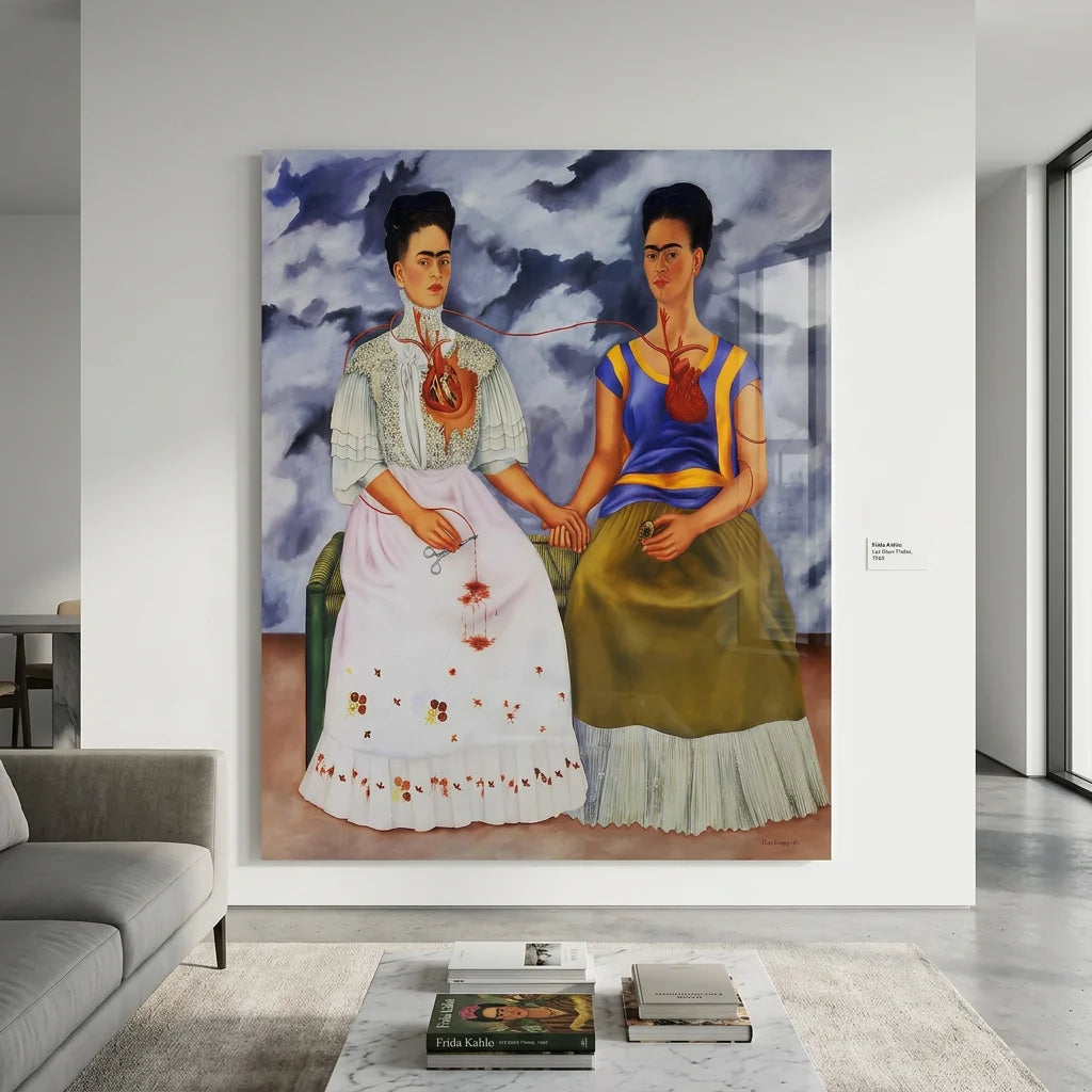 Art mural mexicain Frida Kahlo ambiance bohème chic
