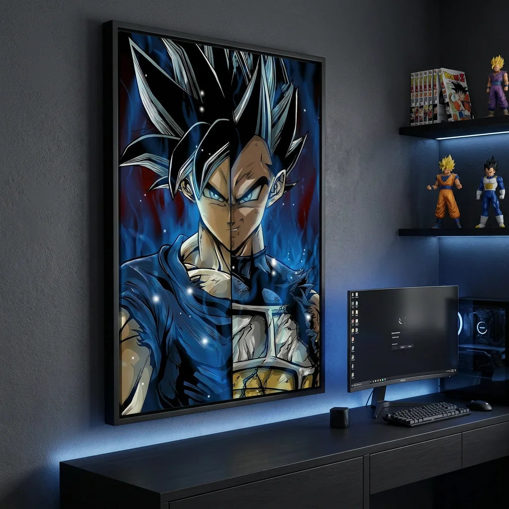 Tableau Dragon Ball Sangoku Vegeta - Toile Imprimée