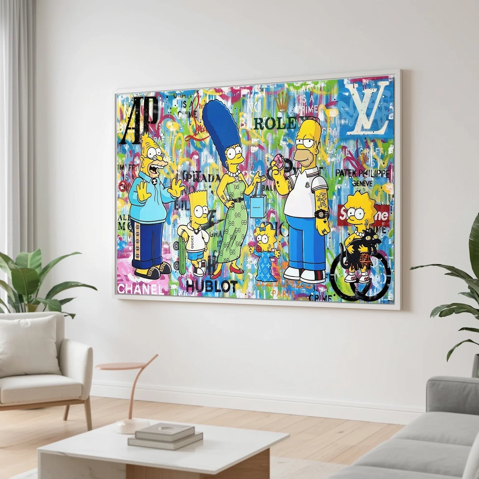 Décoration geek Simpson Fashion pour chambre ou bureau