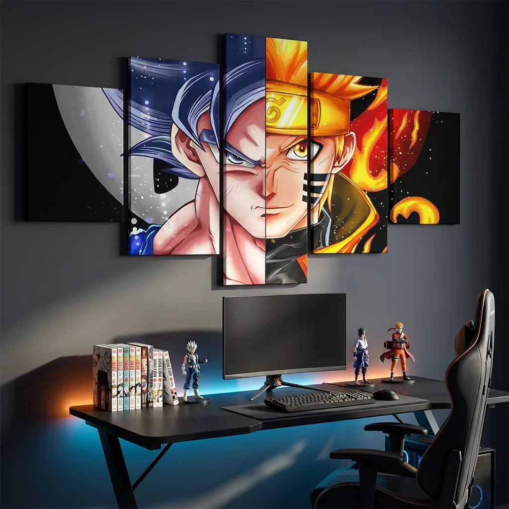 Décoration murale Naruto Confrontation des Destinées