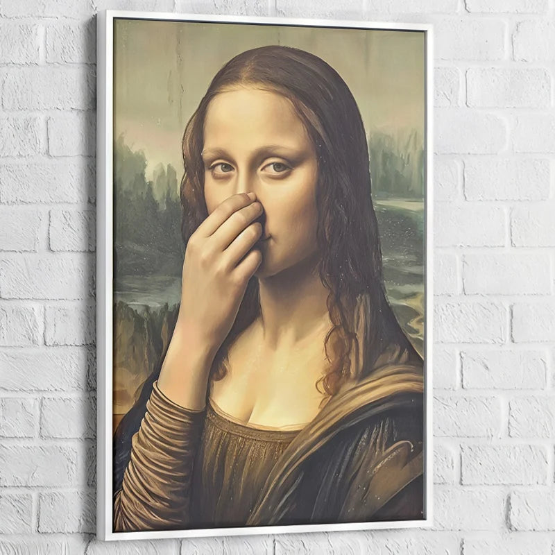 Décoration murale décalée avec la Joconde