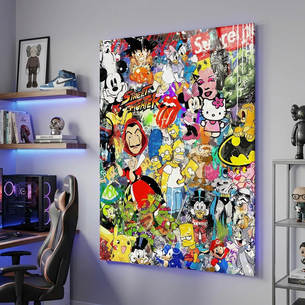 Tableau Street Art Culture 80 - Tableau animation