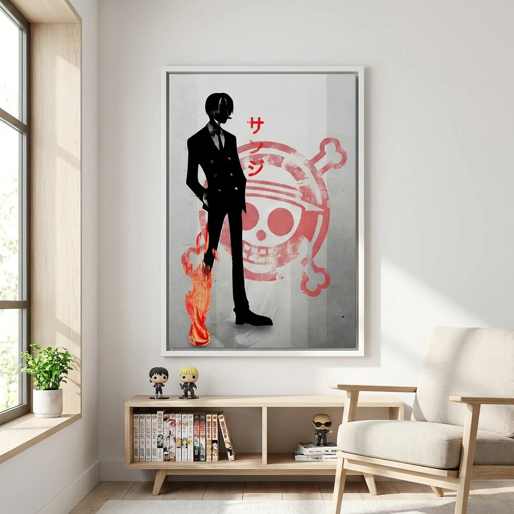 Tableau ONE PIECE Luffy Zoro Sanjî - Toile Imprimée