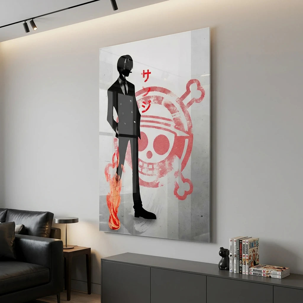 Tableau ONE PIECE Luffy Zoro Sanjî - Toile Imprimée