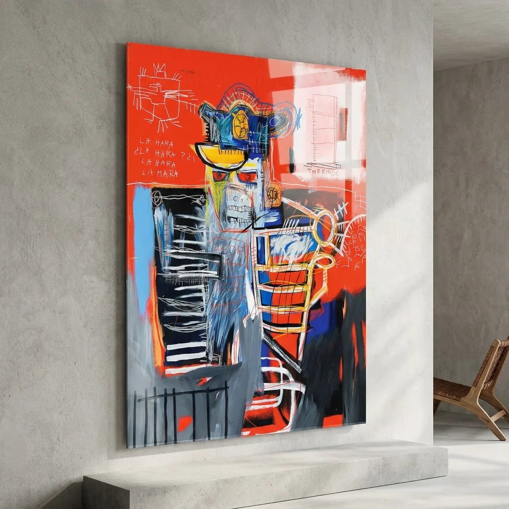 Tableau Basquiat La Hara inspiration street art contemporain