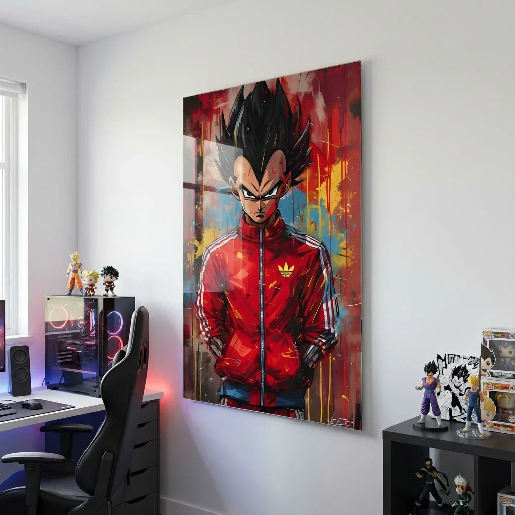 Tableau Dragon Z style urbain sur toile tendue