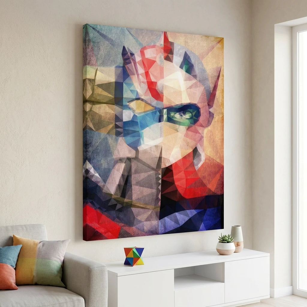 Tableau Goldorak Pop Art pour chambre geek ou bureau