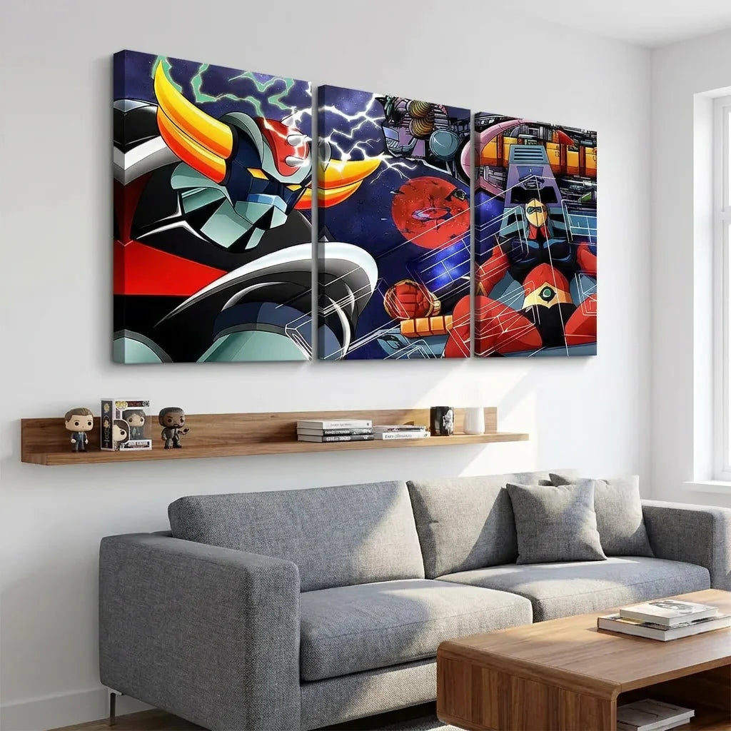 Tableau Goldorak grand format pour espace gaming