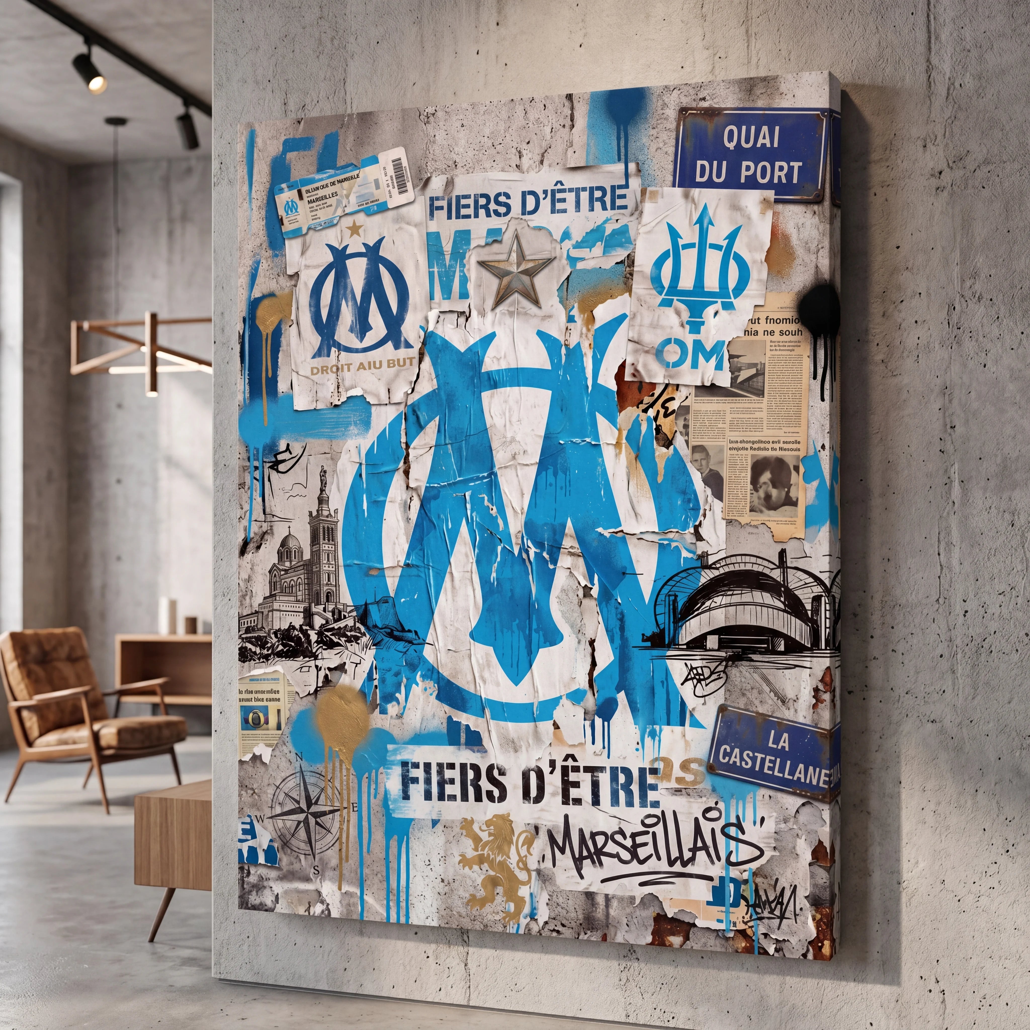 Tableau OM 2026 graffiti urbain marseillais