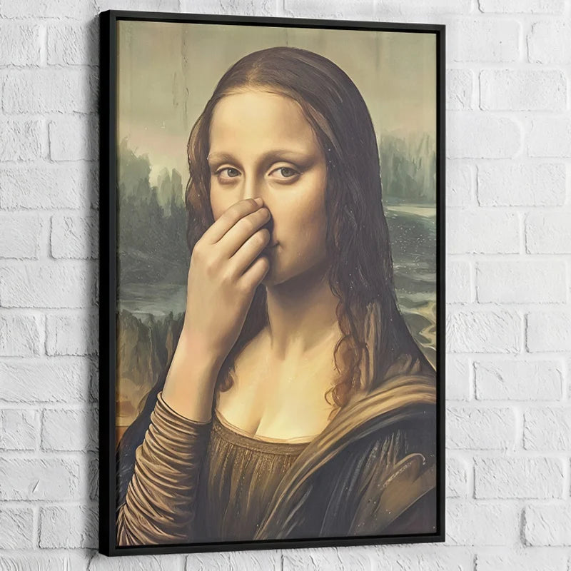 Tableau déco de salle de bain humour vintage