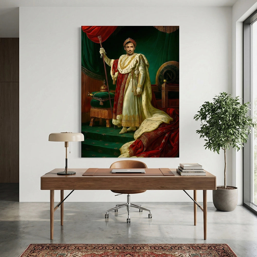 Toile tendue Portrait Historique L’Empereur – impression haute définition