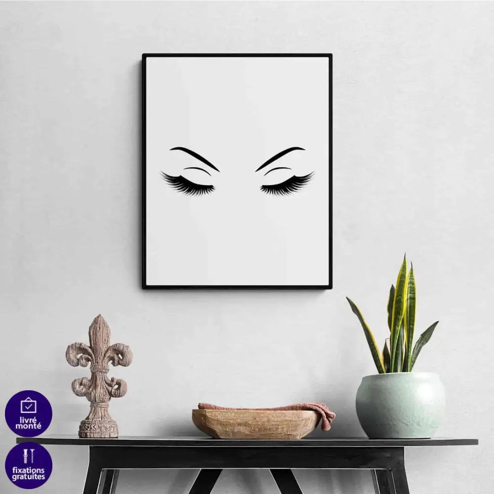 Affiche Fashion Rouge et Noir 6 Pièces - Montableaudeco