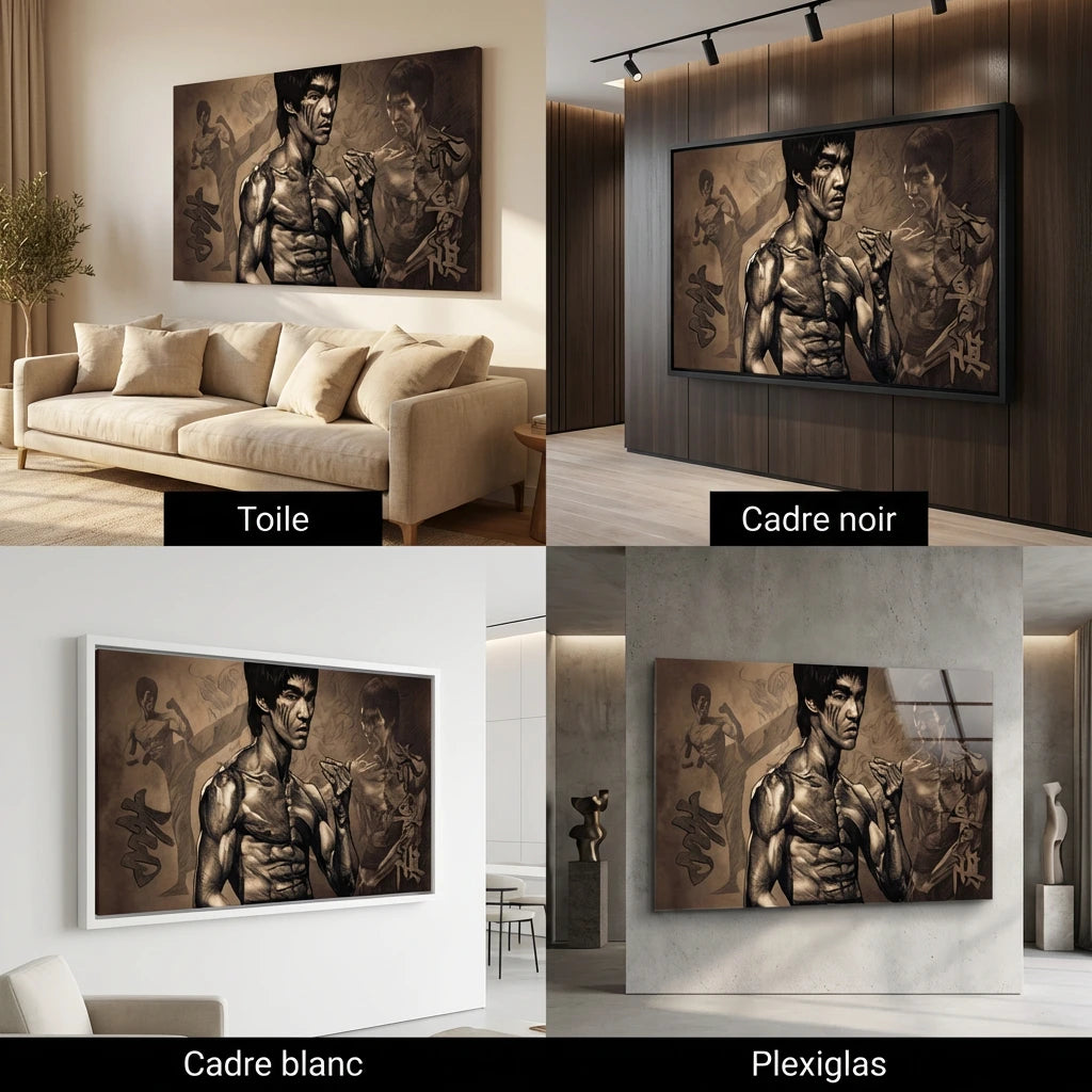 Tableau Bruce Lee XXL - Tableau Star