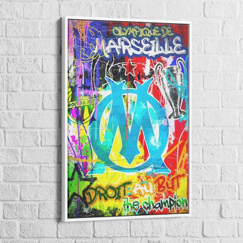 Tableau Olympique de Marseille Urbain - Montableaudeco