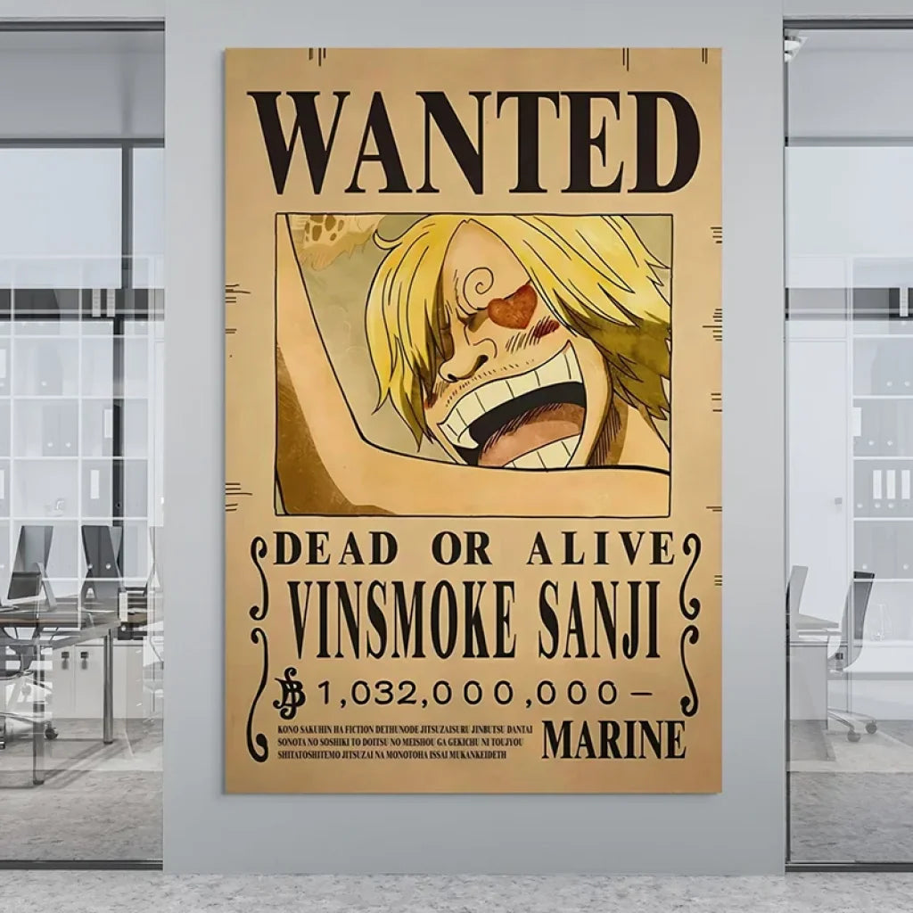 Poster One piece Dead or Alive Sanji