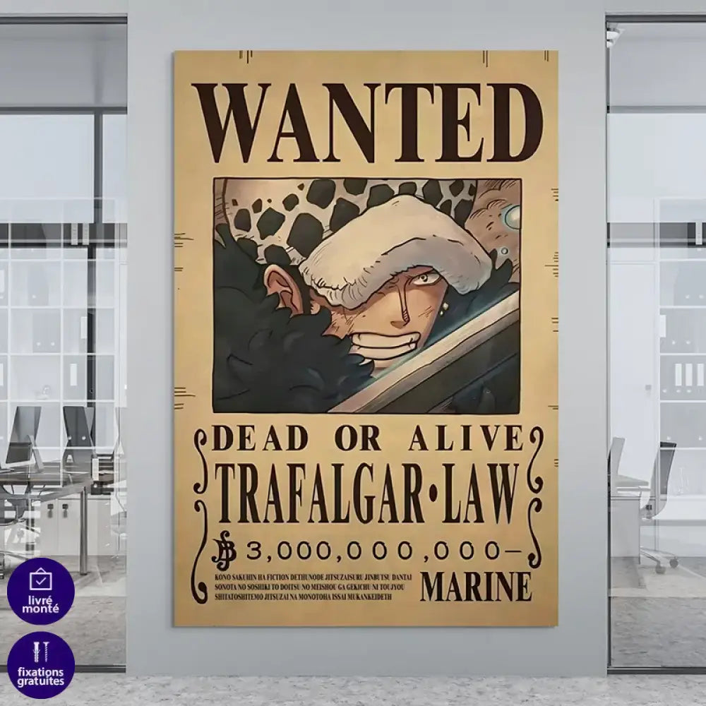 Poster One piece Dead or Alive trafalgar law