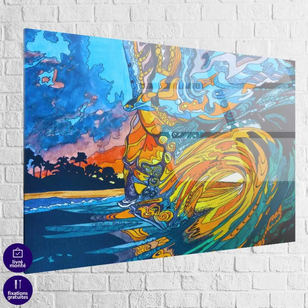 Tableau Abstrait | Hawaï Surfing | Bienvenue -20% Sur Votre Commande e