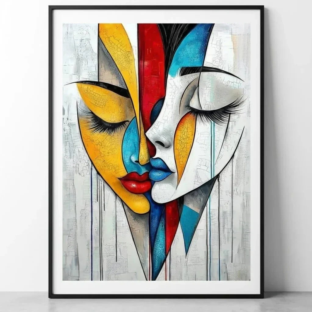 Abstract poster for wall decoration Montableaudeco