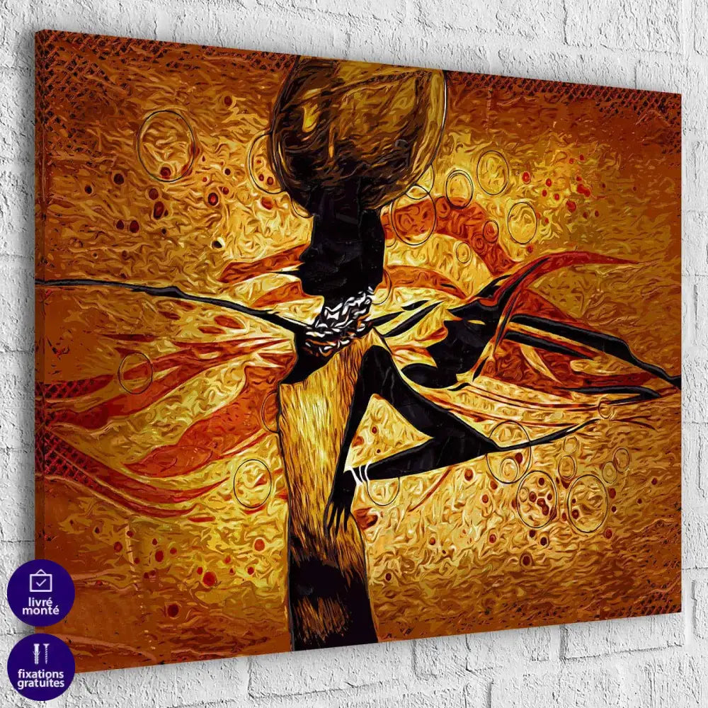 Tableau Afrique La Femme - Montableaudeco
