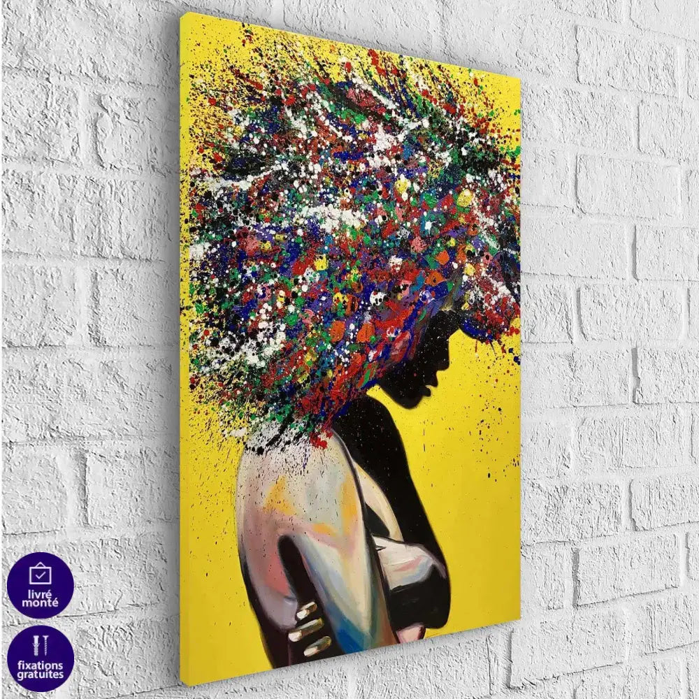 Tableau Afrique La Femme Moderne - Montableaudeco