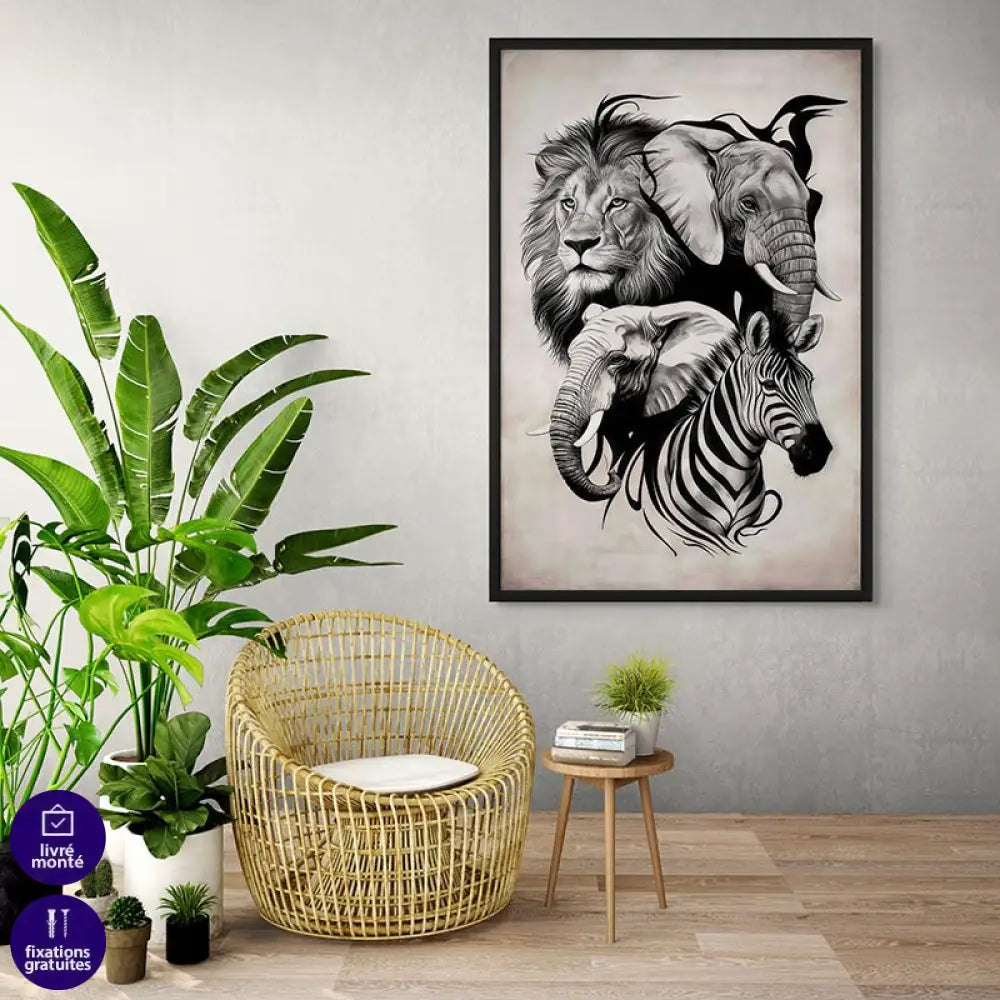 Tableau Animaux Force et Élégance Tableau Animaux