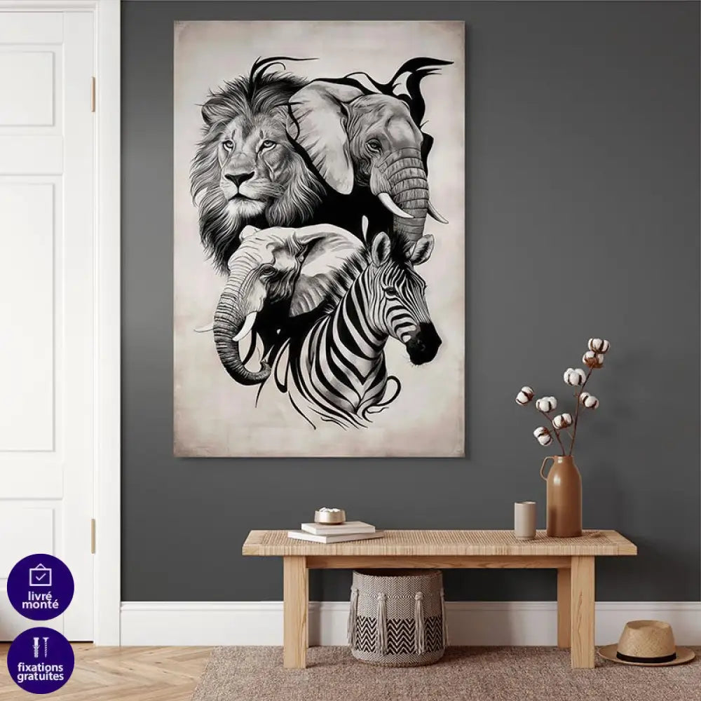 Tableau Animaux Force et Élégance Tableau Animaux