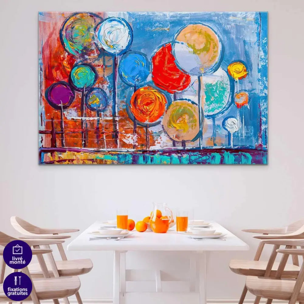 Tableau Arbre Coloré - Montableaudeco