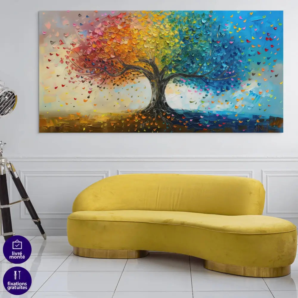 Tableau Arbre Éclat de Feuilles 5