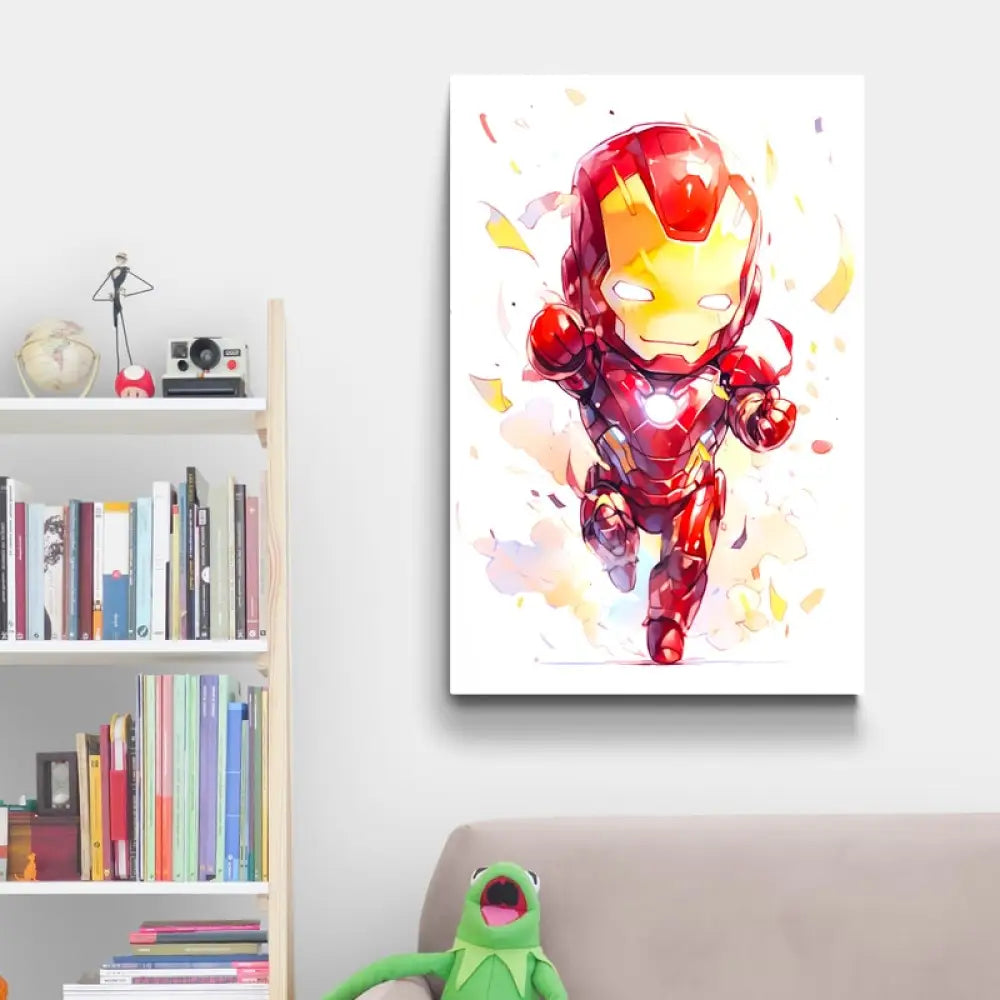 Tableau Baby’s Marvel 40x60cm / Affiche sans cadre / Iron Man Tableau Enfant