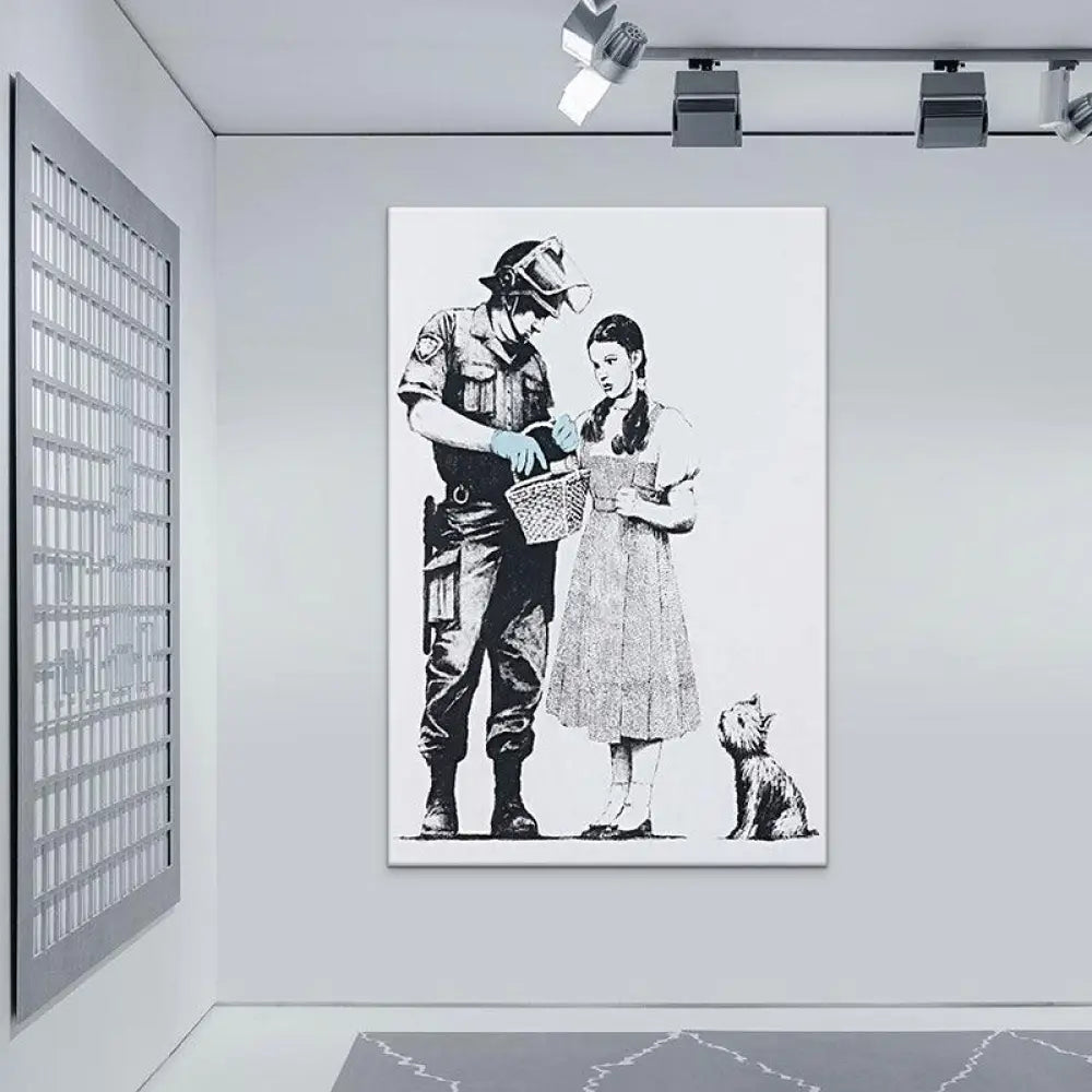 Tableau Banksy Dorothy - Montableaudeco