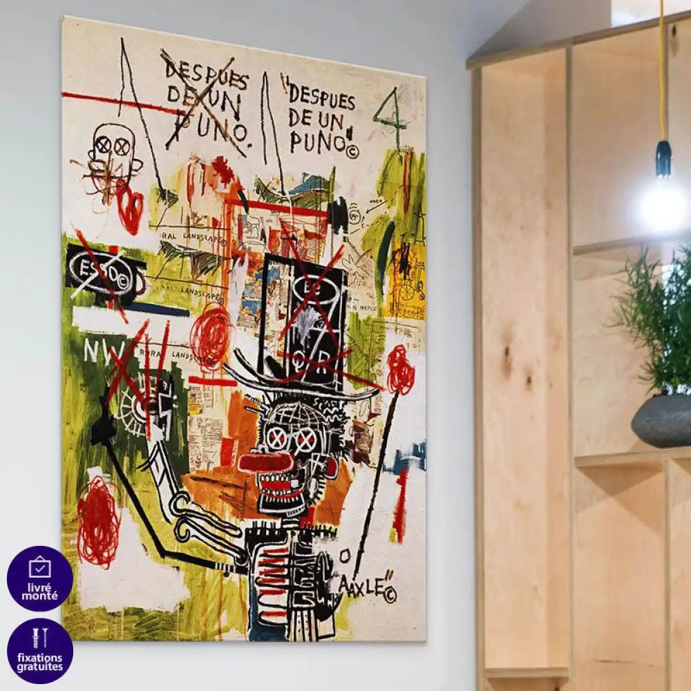 Tableau Basquiat After Puno - Montableaudeco