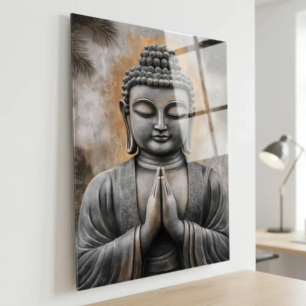 Tableau Bouddha Méditation - 40x60cm / Plexiglas - Tableau Bouddha