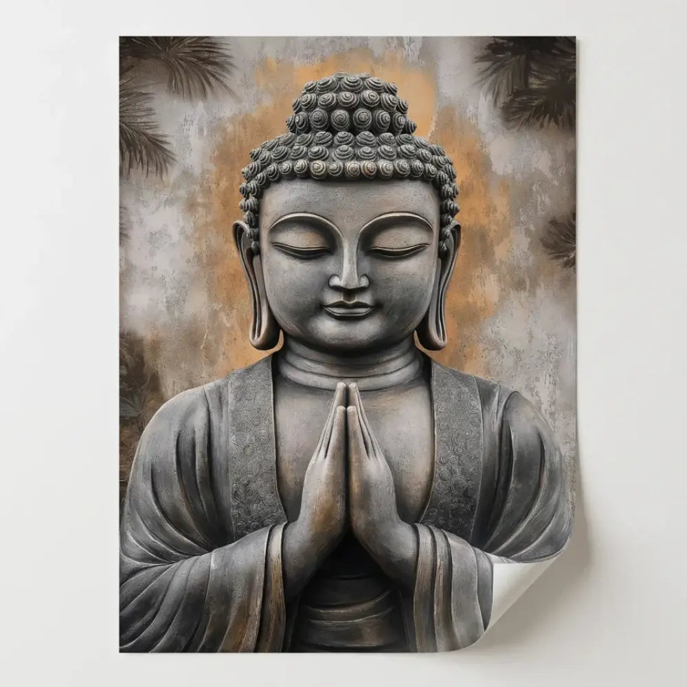 tableau bouddha rouge ambiance relaxation