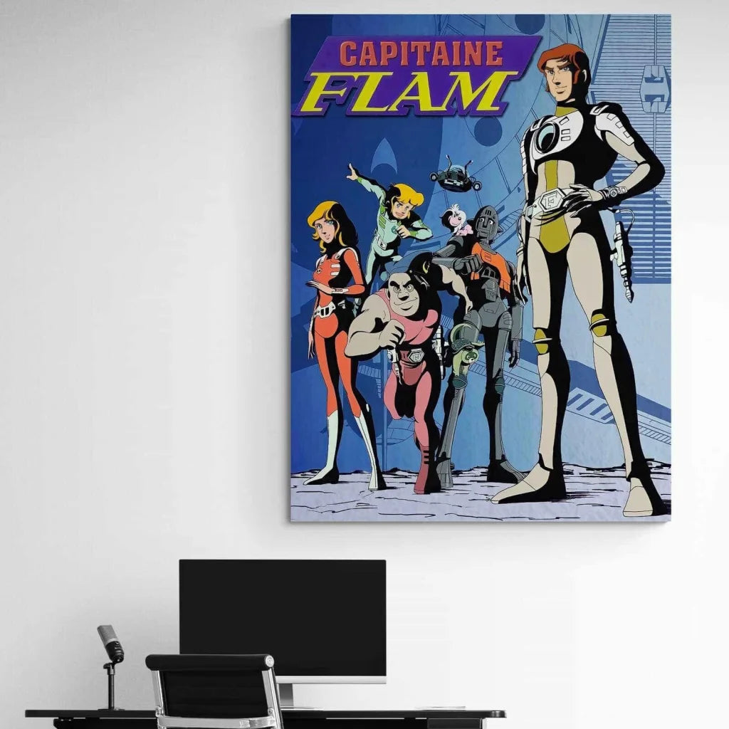 Tableau Capitaine Flam - Montableaudeco