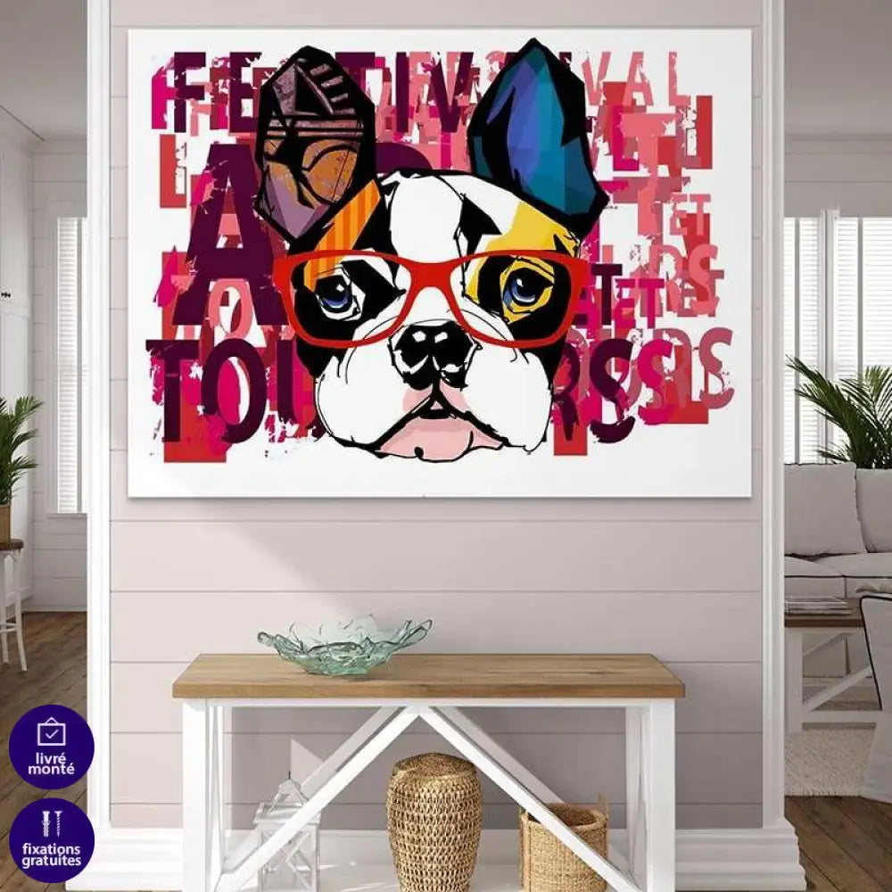 Tableau Chien | Graffiti Canin | Les Promos -25% Livraison Offerte